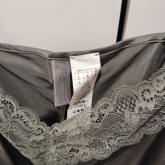 Sage Green Silk Camisole - Picture 2 of 4